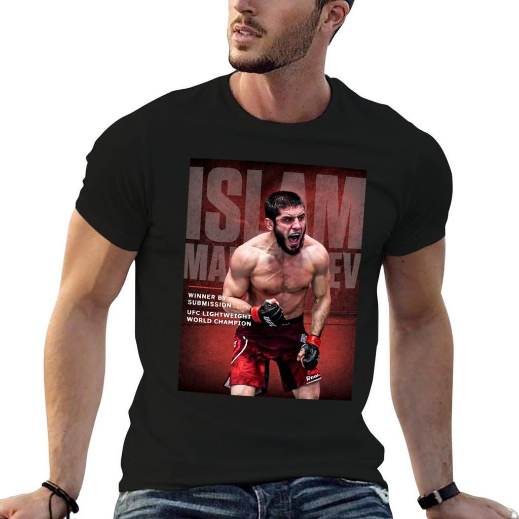 T-shirt Islam Makhachev T-shirt à panneau en mesh