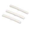 3Pcs 6 String Guitar Nut Flat Bottom Slotted Bone Guitar Nut Replacement for Tele