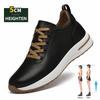 Men's Athletic Heightening Sneakers 5cm, Lightweight Gym Shoes with Air Cushion, Invisible Lifts for Running Elevator Sports