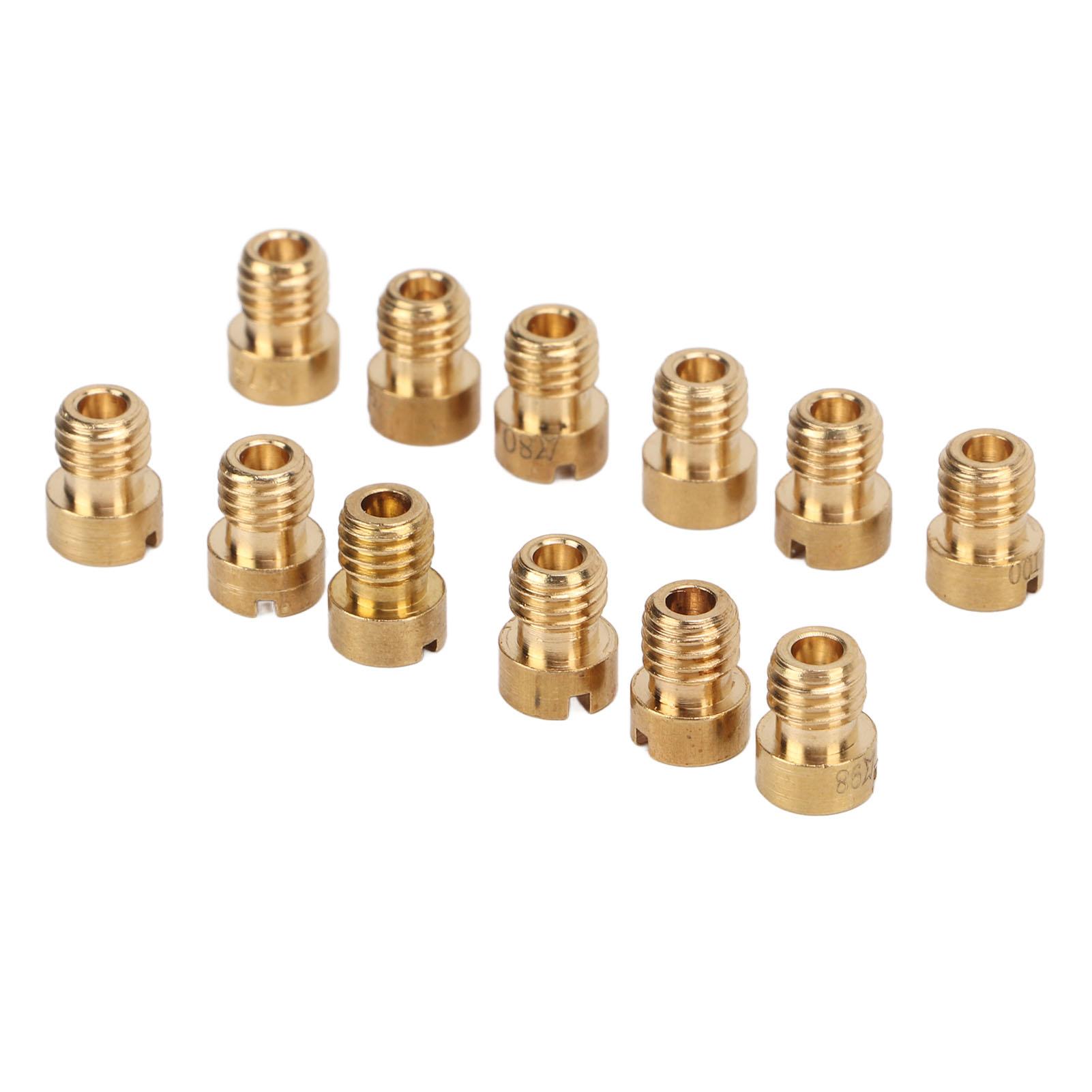 

12 шт. Комплект главных жиклеров карбюратора 75102 Замена для Dellorto PHBG AD DS