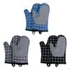 Heat Resistant Oven Gloves Kitchen Mitts Multipurpose 18x28cm, Easy to Use ,Splicing Silicone