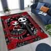 2026 New The Nightmare Before Christmas Jack Cartoo Rug for Bedroom Living Room Sofa Home Doormat Decor, Kid Non-slip Floor Mat