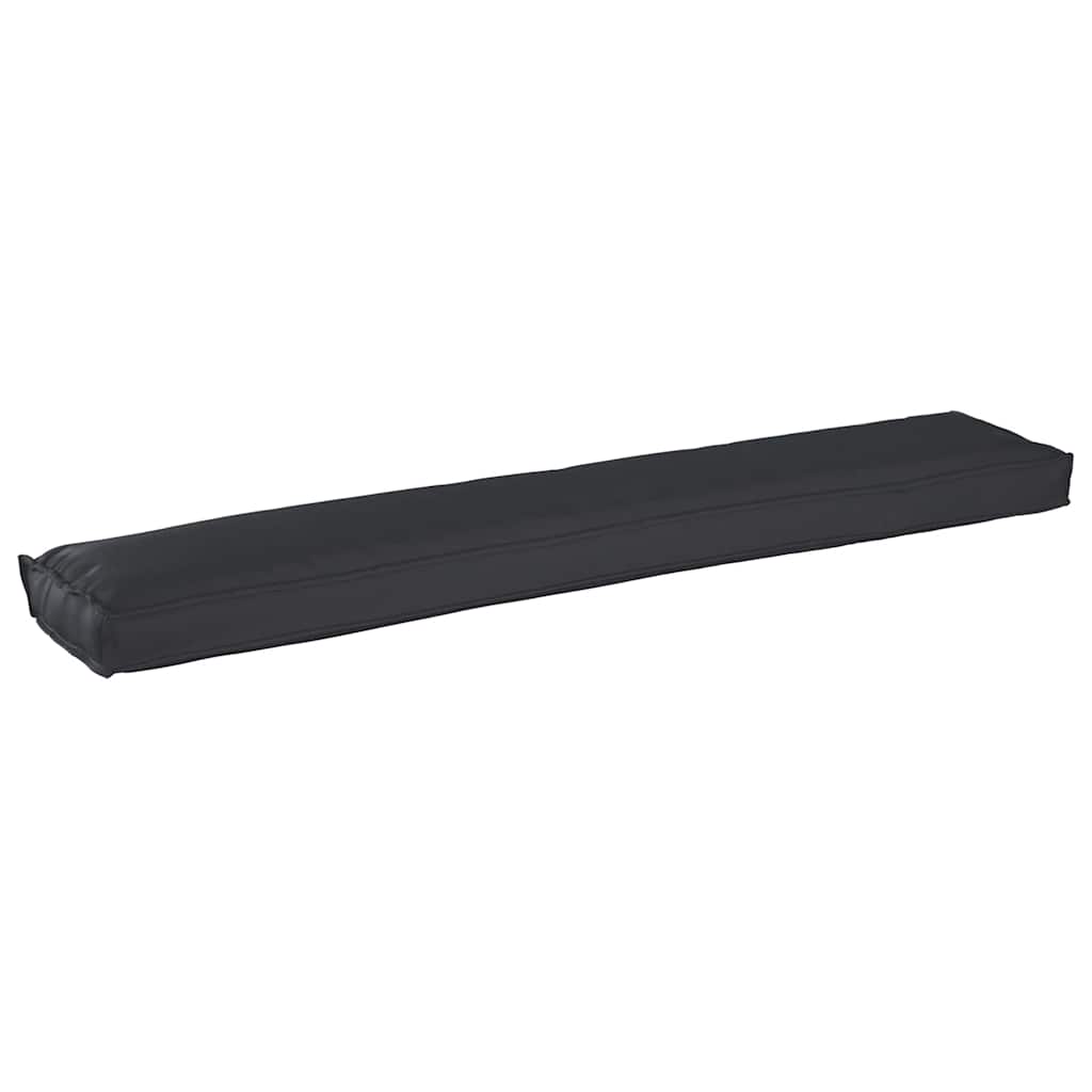 Pallet Cushion Black 200 x 40 x 8 cm Oxford Fabric