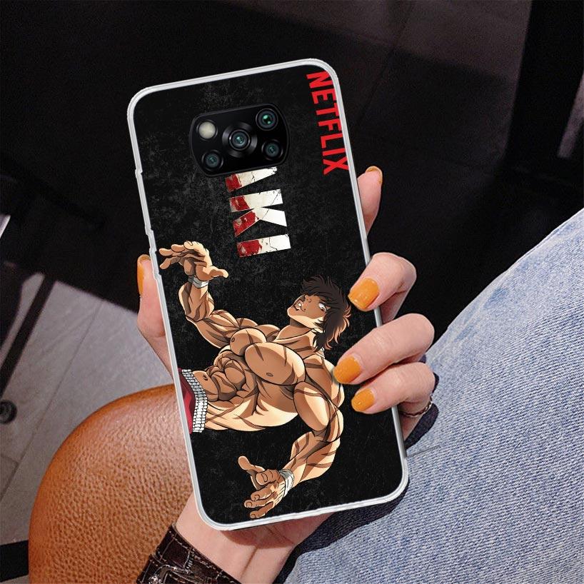 Baki the Grappler Original Anime Phone Case For Xiaomi Poco X7 X6 X5 Pro F7 Ultra Redmi 15C 15 13C 13 12C 12 10 10A 10C 9 9A 9C