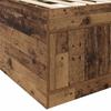 Bed Frame with Storage Reclaimed Wood 80 X 200 Cm Engineered Wood