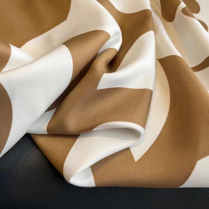 Fashion Printed Square Scarf 90cm Sunscreen Neck Scarf For Women