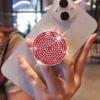 Diamond Mobile Phone Pull-out Stand, Colorful Folding Holder for Hands-Free Use