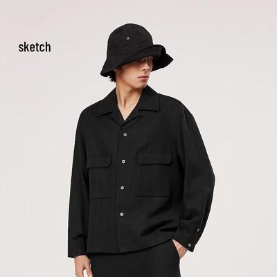 Men's 2024 Spring Loose Long Sleeve Casual Shirt