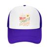 Blessed Grandma Names Floral Typogra Mesh Baseball Cap Casual Hat Outdoor  For Womens Unisex FeUnisex
