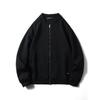 American Retro Knitted Baseball Jacket for Men, Autumn and Winter Zip-Up Sweatshirt, Export Quality Sports Casual Jacket