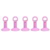 5Pcs Duty Silicone Door Stopper Bumper Pads Anti-Collision Suction No Drilling Door Handle Pad Silent Door Top Hit for Bedroom Bathroom Living Room