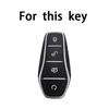 Car Key Case For Byd Atto 3 Han Ev Dolphin Remote Control Protect Cover Auto Accessories