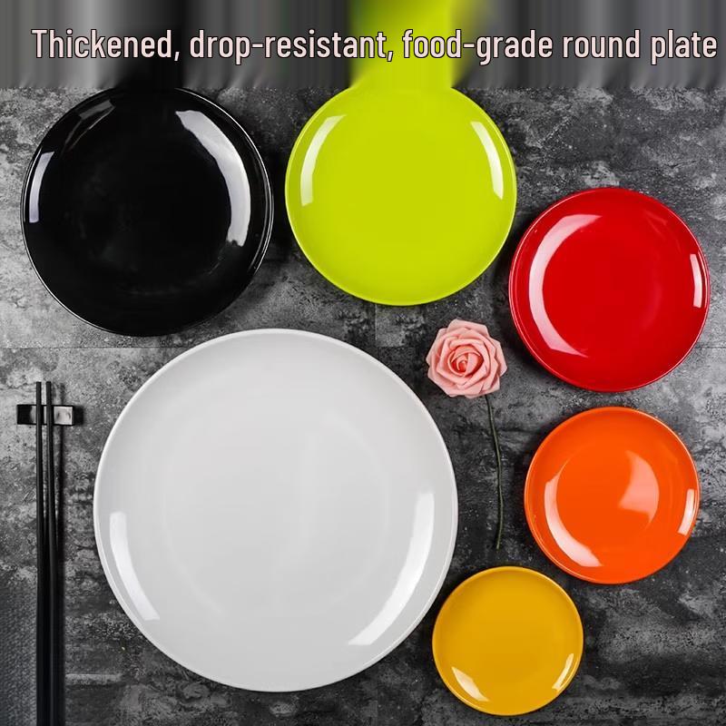Commercial Melamine Round Dinner Plate