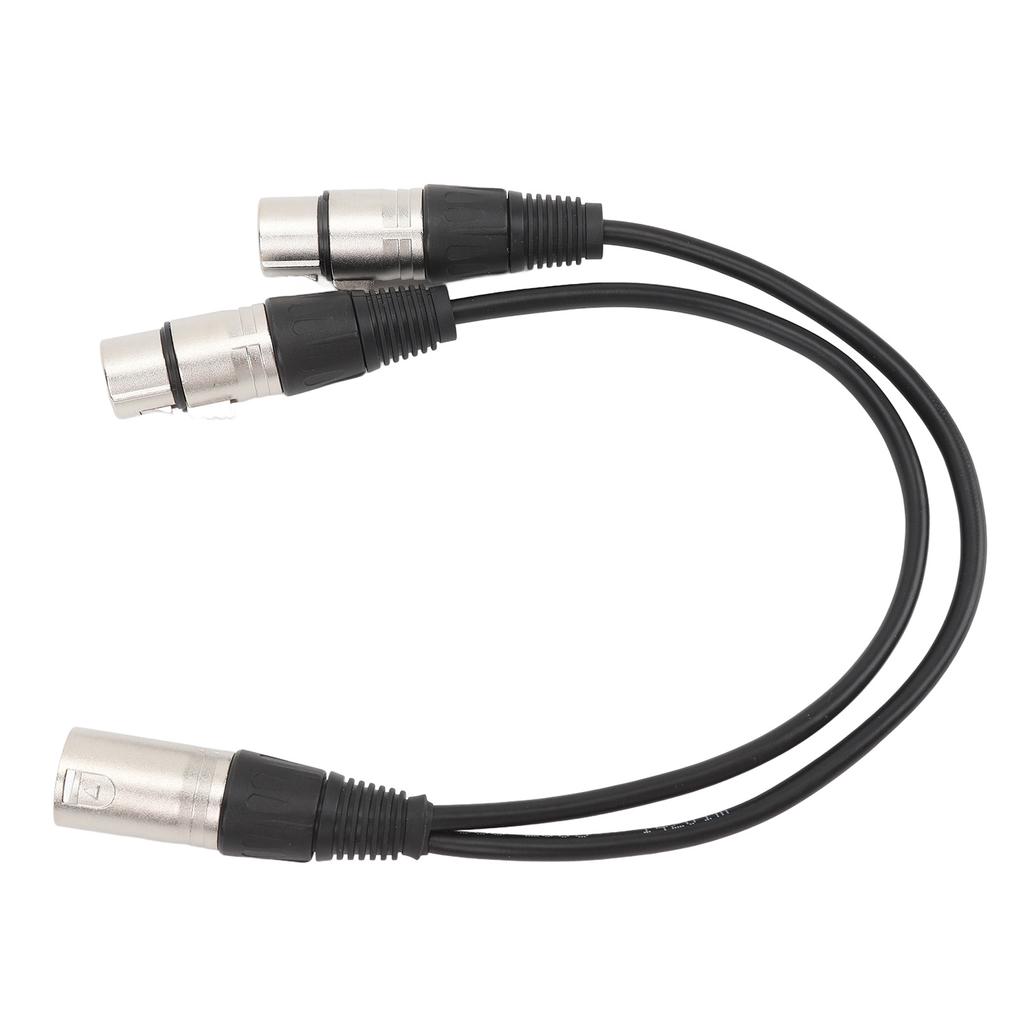 XLR Male to Dual XLR Female Cable XLR Y Splitter Cable Dual Female XLR to Male XLR Mic Combiner Y