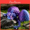Gem Dragon 3d Printed Egg Set Lucky 13 Creative Action Figure Toy Plastic Material