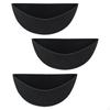 3 Pieces Felt Trough Planter Liner Flower Basket Hanging Lining for Gardening Lovers