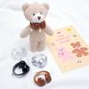 Transparent Pearl Color Doll Headset Keychain Accessory