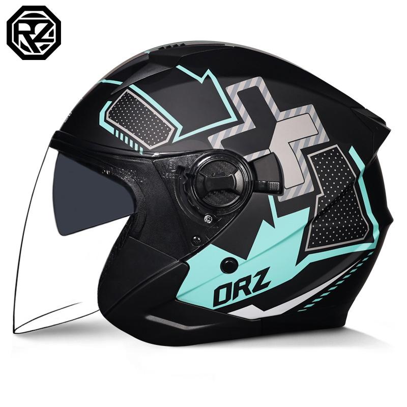 Electric bike helmets for men and women, summer retro half helmets, all-season breathable and lightweight helmets for riding