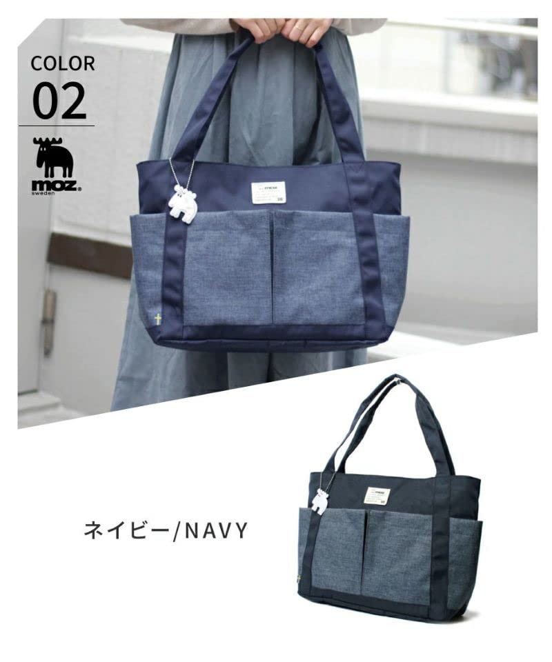 Tote Bag Blue [Mozu] COMBI-ZZEI Women's