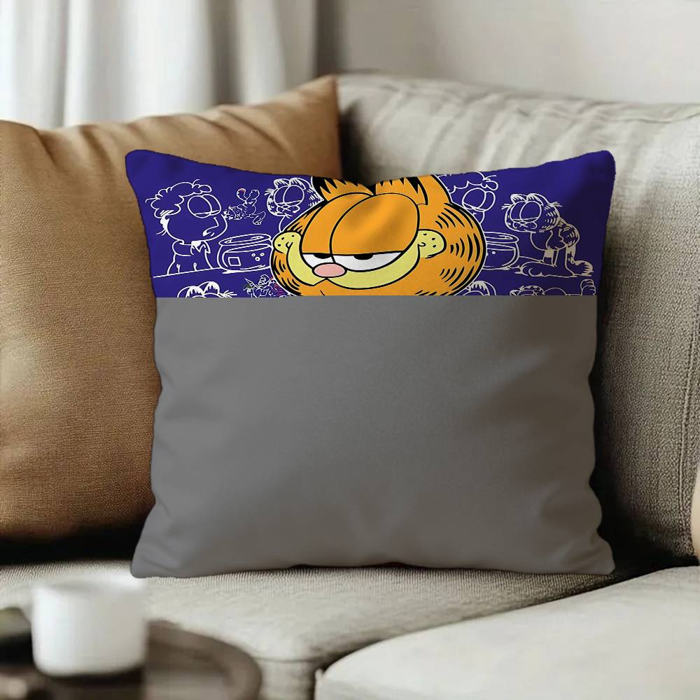 Cartoon GGarfield Maple Design Cushion Cover Happy Autumn Harvest decor Holiday Decorati Pillow Cover