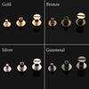 10Pcs Solid Nail Bolt Strap Rivets 5/6.5/ 8mm Screw Leather Craft Bookkeeping Round Head Screws For Luggage Clothes/Bag/Shoes