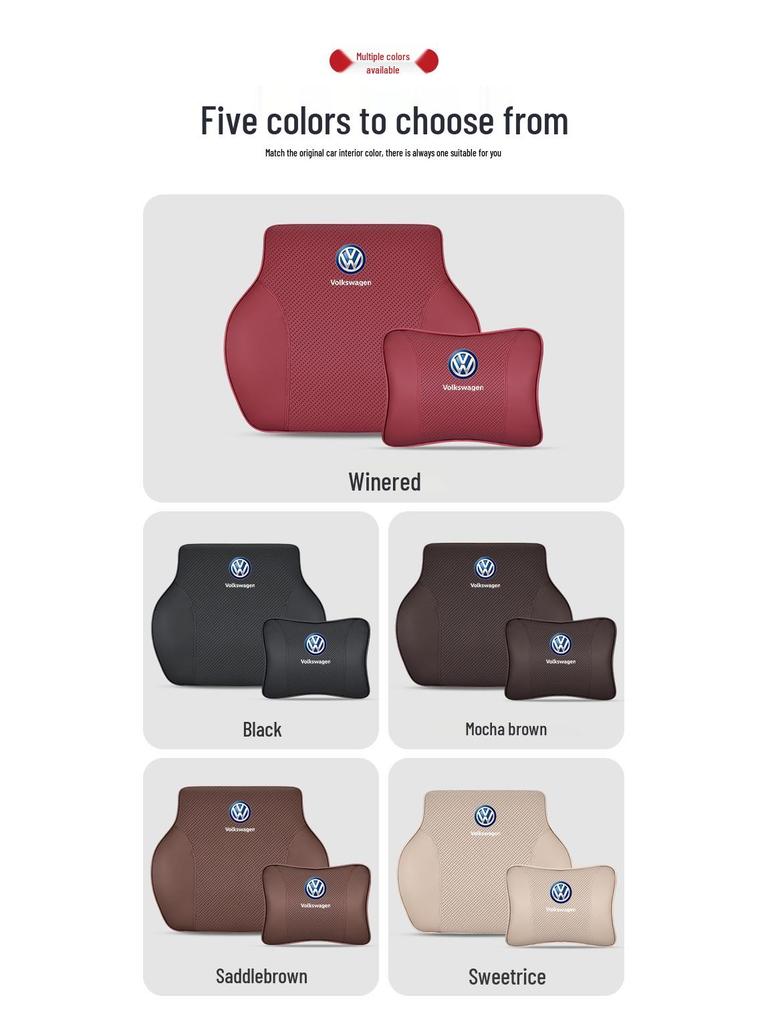 Kopfstütze & Lendenkissen für Toyota Autos: Corolla, RAV4, Camry, Highlander, Avalon