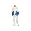 Nike Sportswear Lightweight Retro Colorblock Logo Print Woven Jacket Men Outerwear Beige Blue DV3313-244