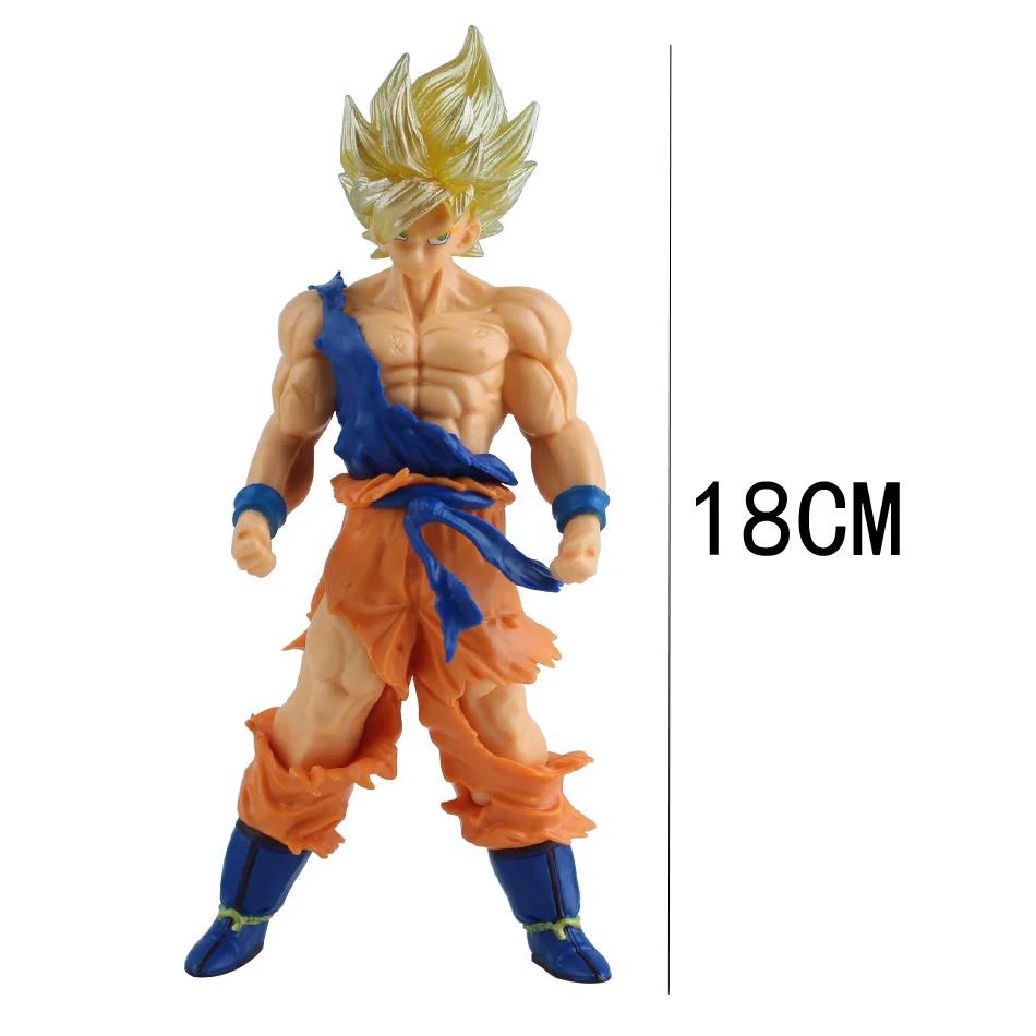 Dragon Ball Z 17-18CM Super Saiyan Son Goku & Vegeta Anime Actionfiguren Sammlermodell Spielzeug für Kinder Geschenk