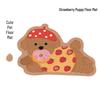 Diatom Mud Bathroom Anti-slip Mat: Quick Dry, Water-Absorbent, Cute Pet Cartoon Design for Toilet and Entrance