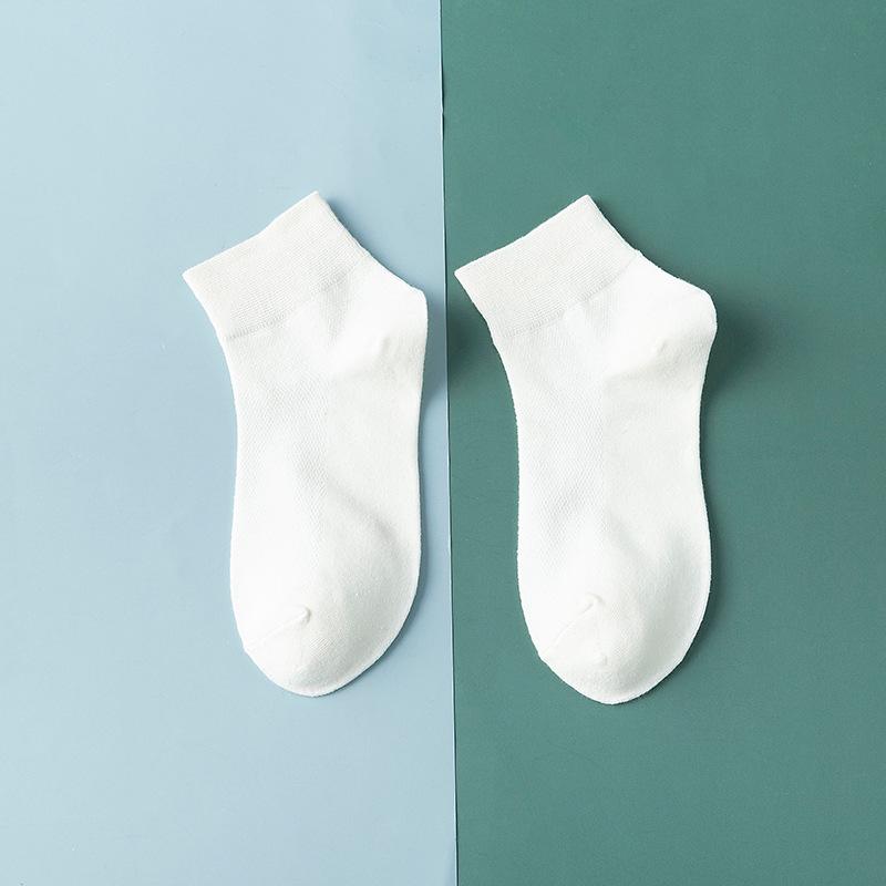 

Женские тонкие сетчатые носки в японском стиле из хлопка, весна/лето - удобные, однотонные, средней длины One Size