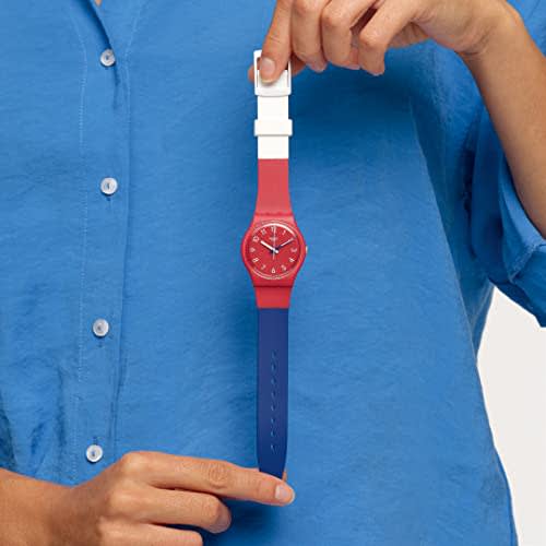 Swatch COLORE BLOCCO BIG BOLD SO28R112 Watch, Red