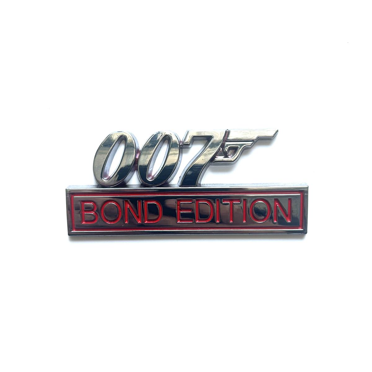 

007 Bond Edition Металлические Наклейки-Бейджи на Автомобиль для Украшения Багажника Двери Автомобиля Логотипы 007 Автонаклейки Украшение для Мотоцикла