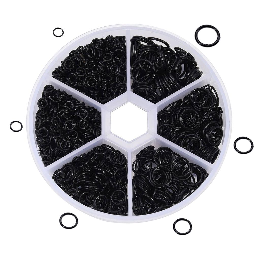 Pack of 970 Small Open Jump Rings Metal Split Rings for Necklaces Bracelets Earrings Anklets Jewelry Making Supplies