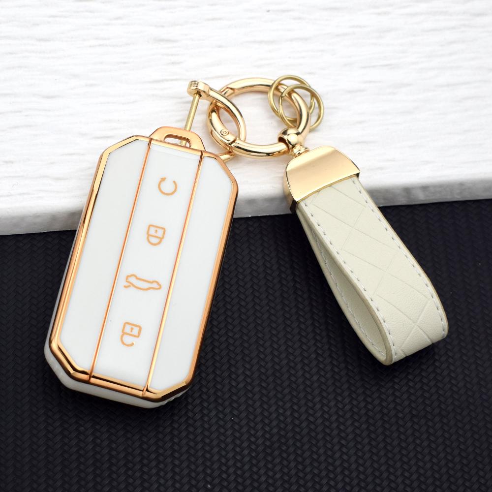 Auto Protection Key Shell Bag For Chery Jaecoo J5 J7 Tpu Car Key Case Cover Keychain Housing Holder Car Accessories