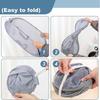 Foldable Pop-up Laundry Baskets 3pcs with Handle Mesh Fabric