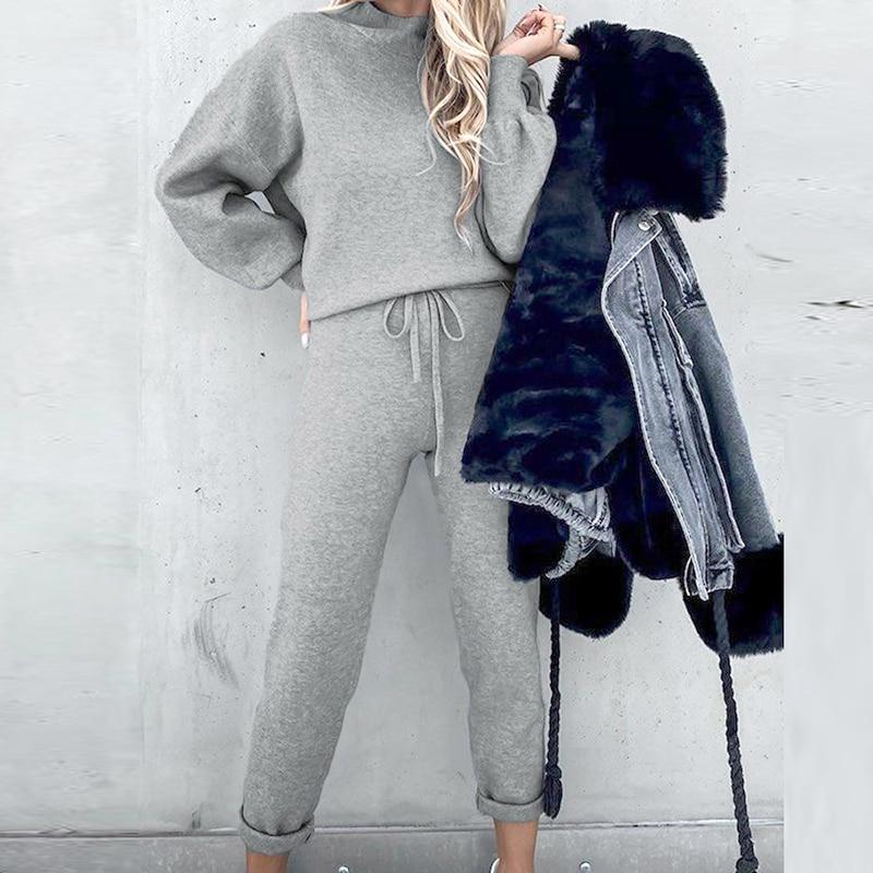 good Pullover Hoodie+Long Pants Suit 