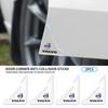 2PCS Transparent Car Door Corner Protector Covers Edge Guard Anti-Collision Scratch For Rdesign AWD C30 C70 S40 S60 S70