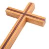 Wall Cross Home Decor Mysterious Simple Gift Durable Solid Rubber Wood Elegant Christian Style Craft Blessing Church