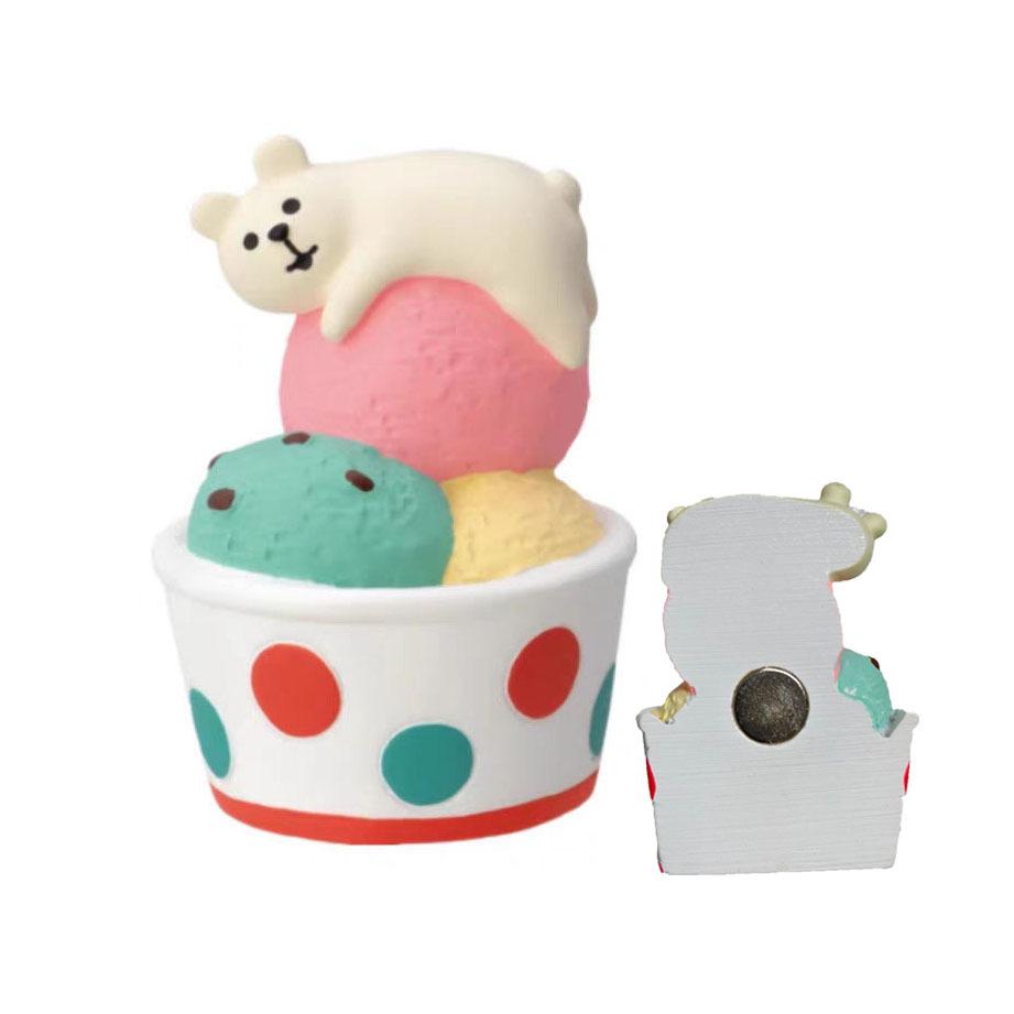 Japanese Cat Magnet: Cute Resin Sticker & Message Clip Toy for Refrigerator Decor