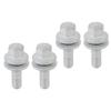 4 Pcs Wheel Bolt Nut Metal 540567 Long Durability Car Wheel Bolts Replacement for 206 207 208 308