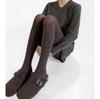 Retro Diamond Jacquard Stretch Cotton Tights for Women - Slimming Korean Style Hollow Out Pantyhose for Autumn and Winter