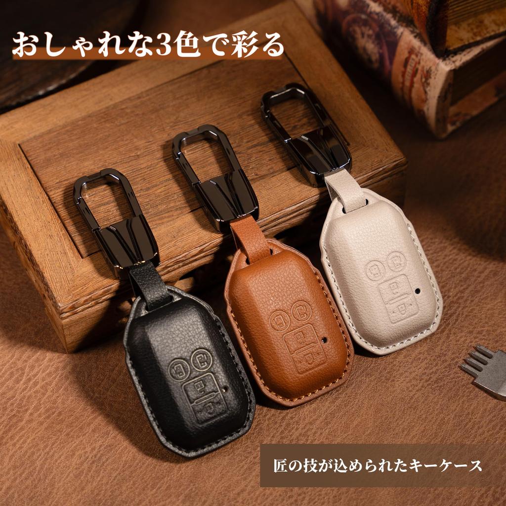 [PIMOHI] Kompatible Suzuki Schlüsseltasche Echtes Leder Fronx Jimny Nomad