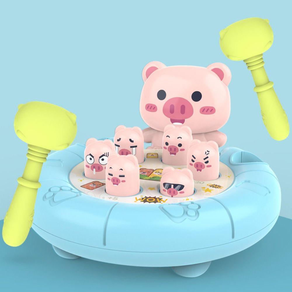 ABS Whack-a-mole Toy Hand Eye Coordination Hamster Pounding Game  Parent-child Toy