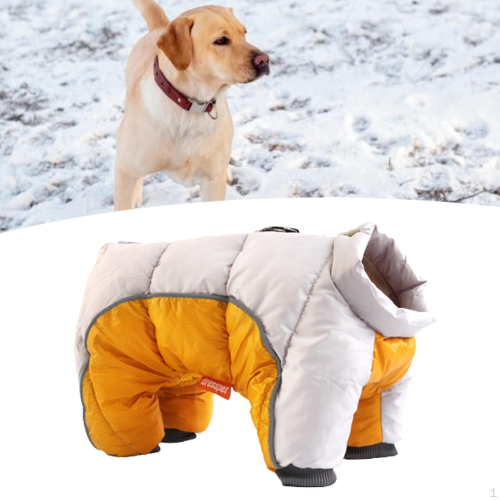 

Пальто для собак со светоотражающими полосками Одежда для домашних животных Теплая одежда для щенков XXL