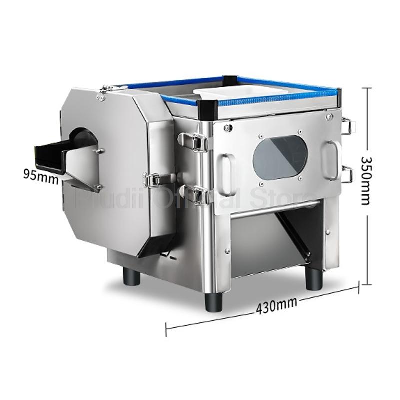 220V Meat Vegetable Slicer Two-in-one Commercial Automatic Mini Machine Electric Cutter For Resterant Canteen Multifunctional