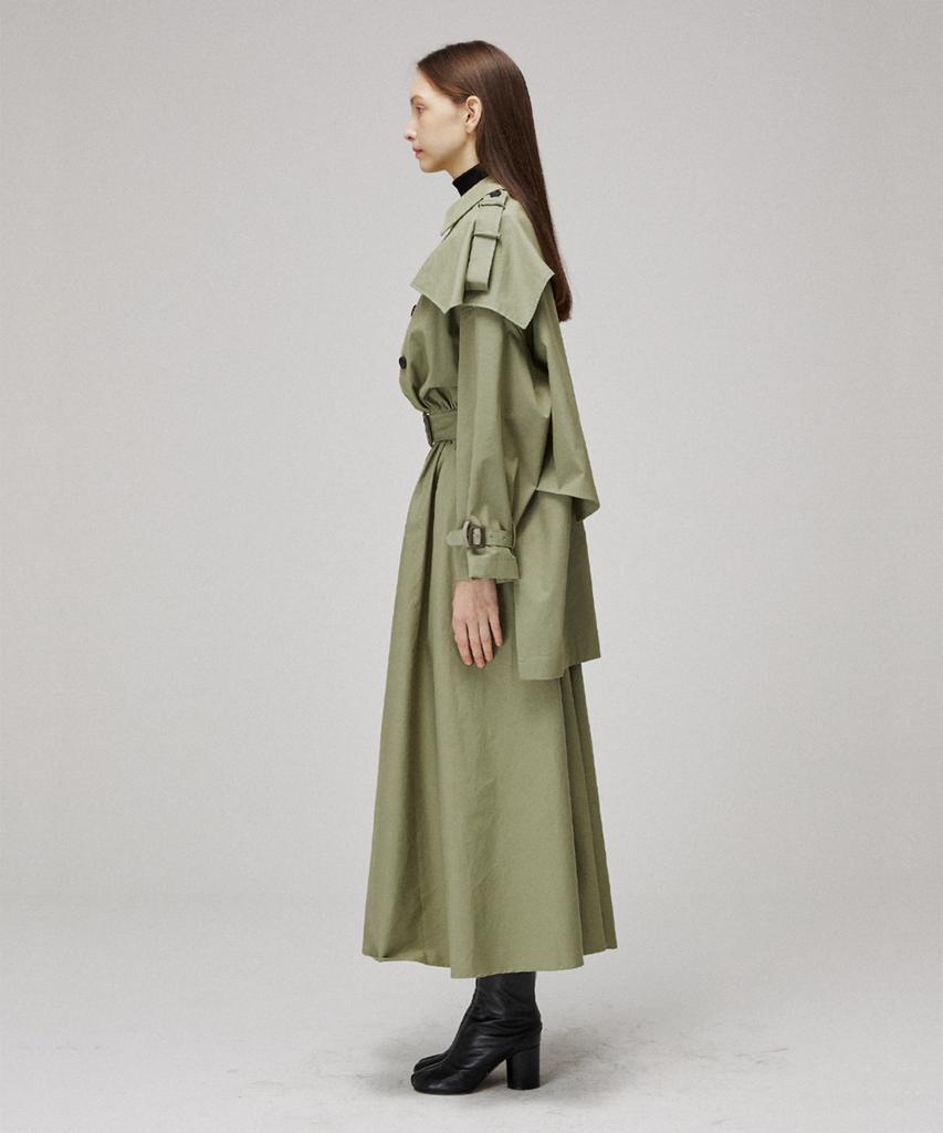 Meuameu Signature Trench Coat Dress