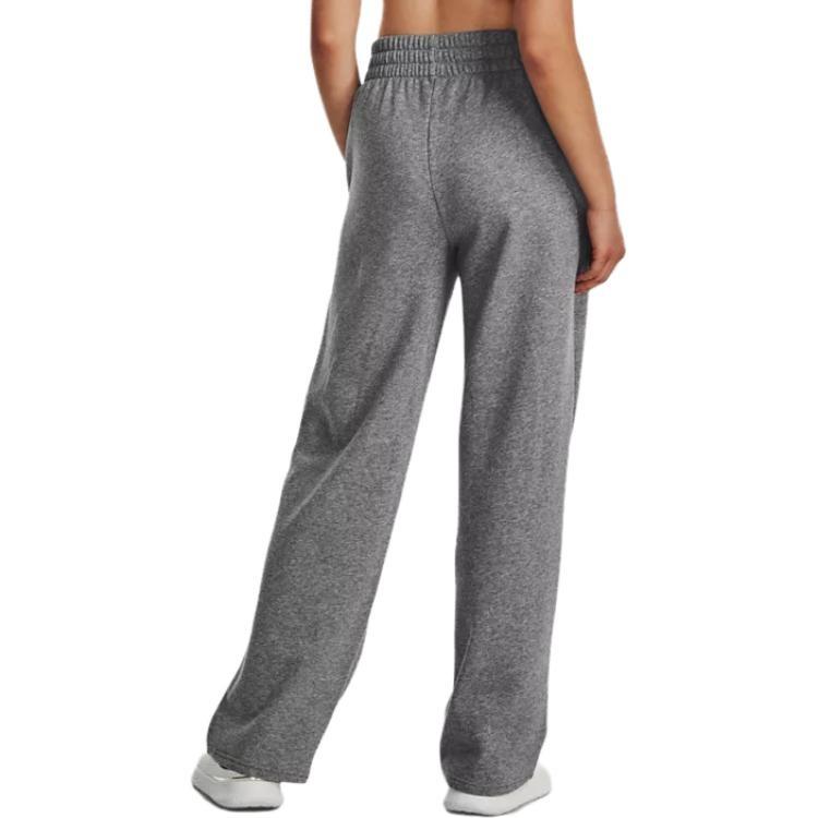 Under Armour Casual Pants Women's Gray Moderate Straight Fit Pants Unisex 1381847-025