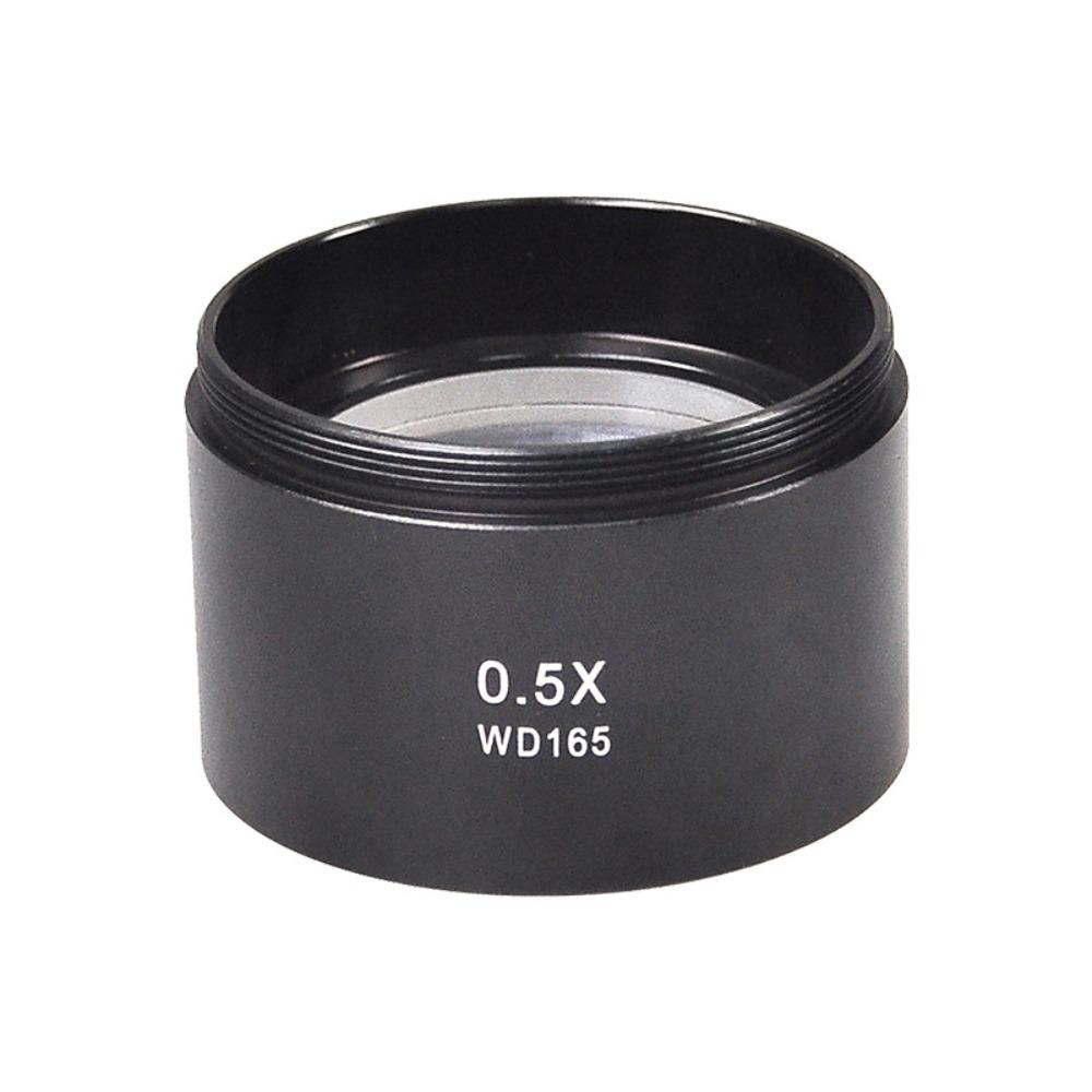 WD165 0.5X WD120 0.7X Microscope Auxiliary Objective Optical Glass Anti-oil Fume Barlow Lens HD High Quality Magnifying Glass