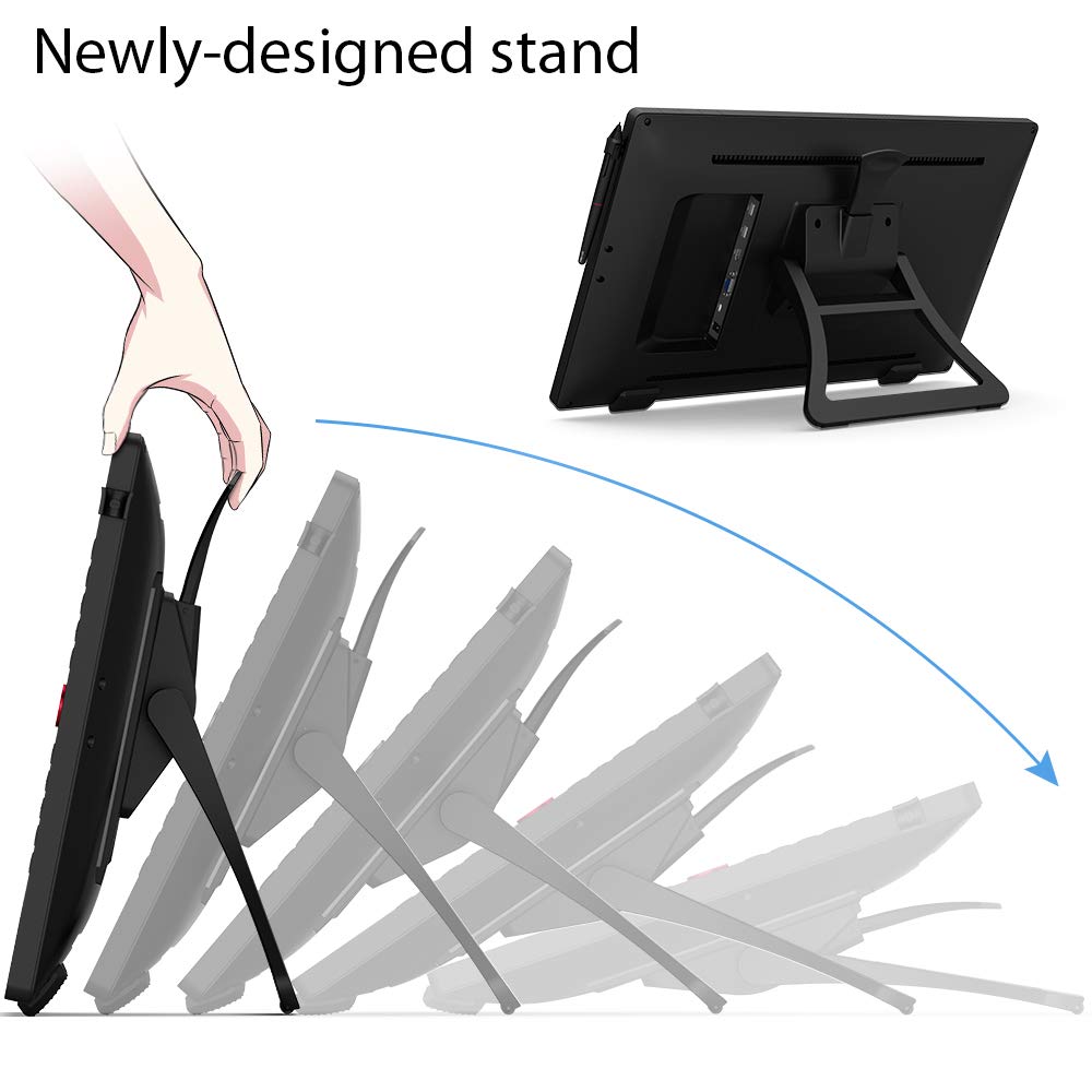 XPPen LCD Pen Tablet 21.5 Inch IPS Display Connected with One Cable 20 Express Keys Includes Paint Software Artist22R Pro Windows 7 or later, MacOS