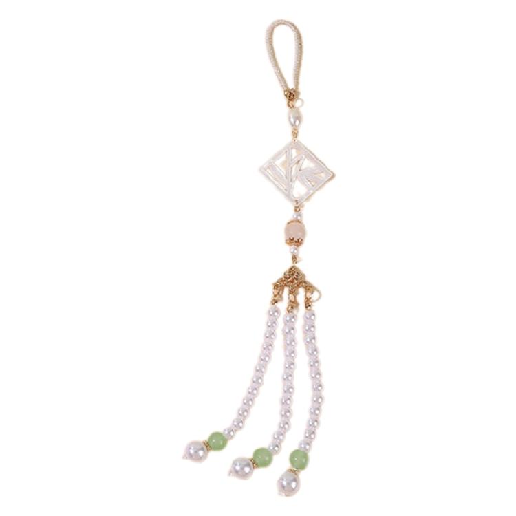 Unique Women Cheongsam Pendant Handmade Brooch with Long Tassels Female Jewelry